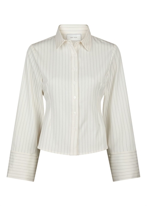 Rosa pinstripe skjorte White Neo Noir 